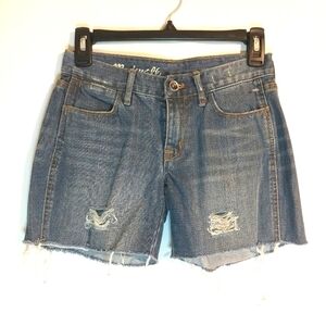 NWOT Madewell Distressed Raw Hem Denim Shorts